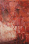Venedigfantasie Rotweiß. Öl. 130 x 85