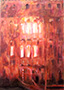 Rote Venedig-Fassade. Öl. 100 x 70