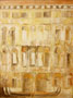Venedigfassade mit Gondeln. Öl. 80 x 60